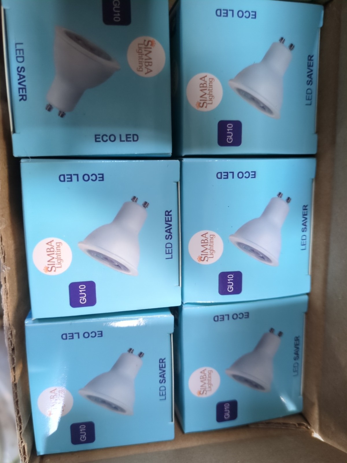 [6 Pack] Simba Lighting® LED GU10 ETL 5W Non-Dimmable 50W Replacement Bulb 5000K