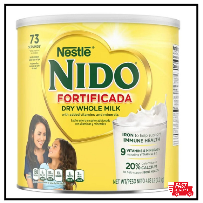 NIDO Fortificada Dry Whole Milk Powdered Drink Mix (4.85 lbs.)