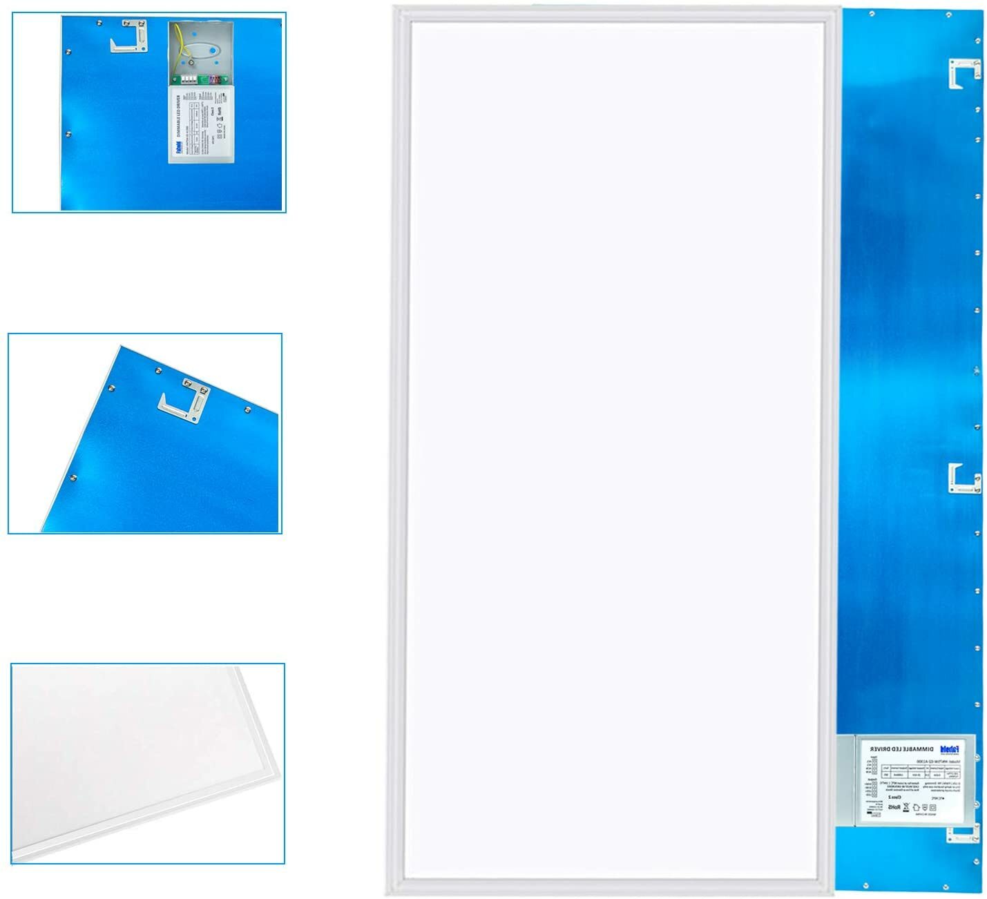 4PC LED 2×4 Drop-in Ceiling Panels,Replacement lighting,LED Ceiling Light 5000k