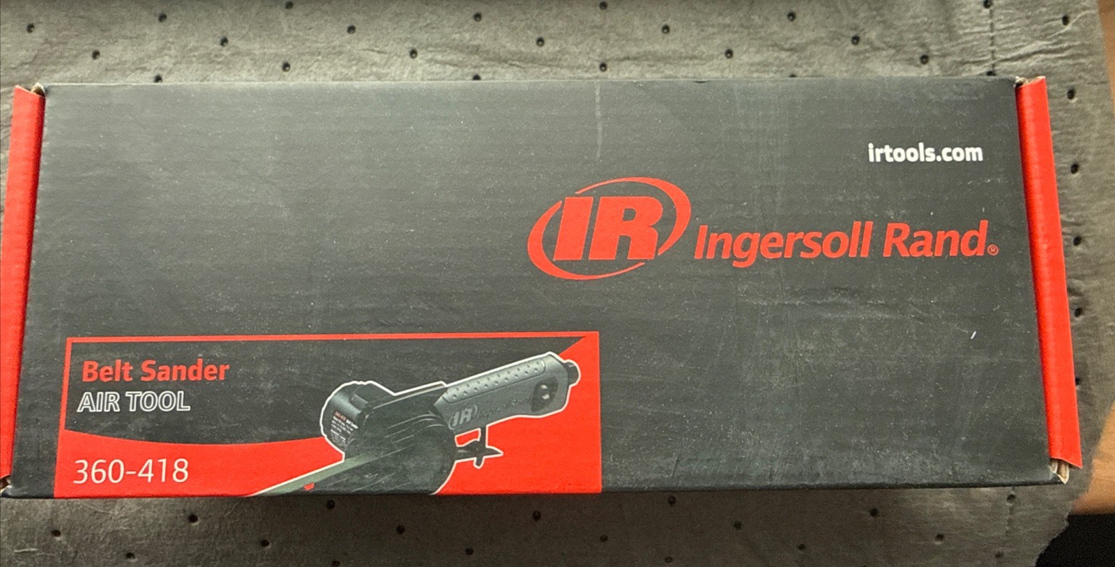 Ingersoll Rand 360-418 3/8in. Air Belt Sander, 20,000 OPM