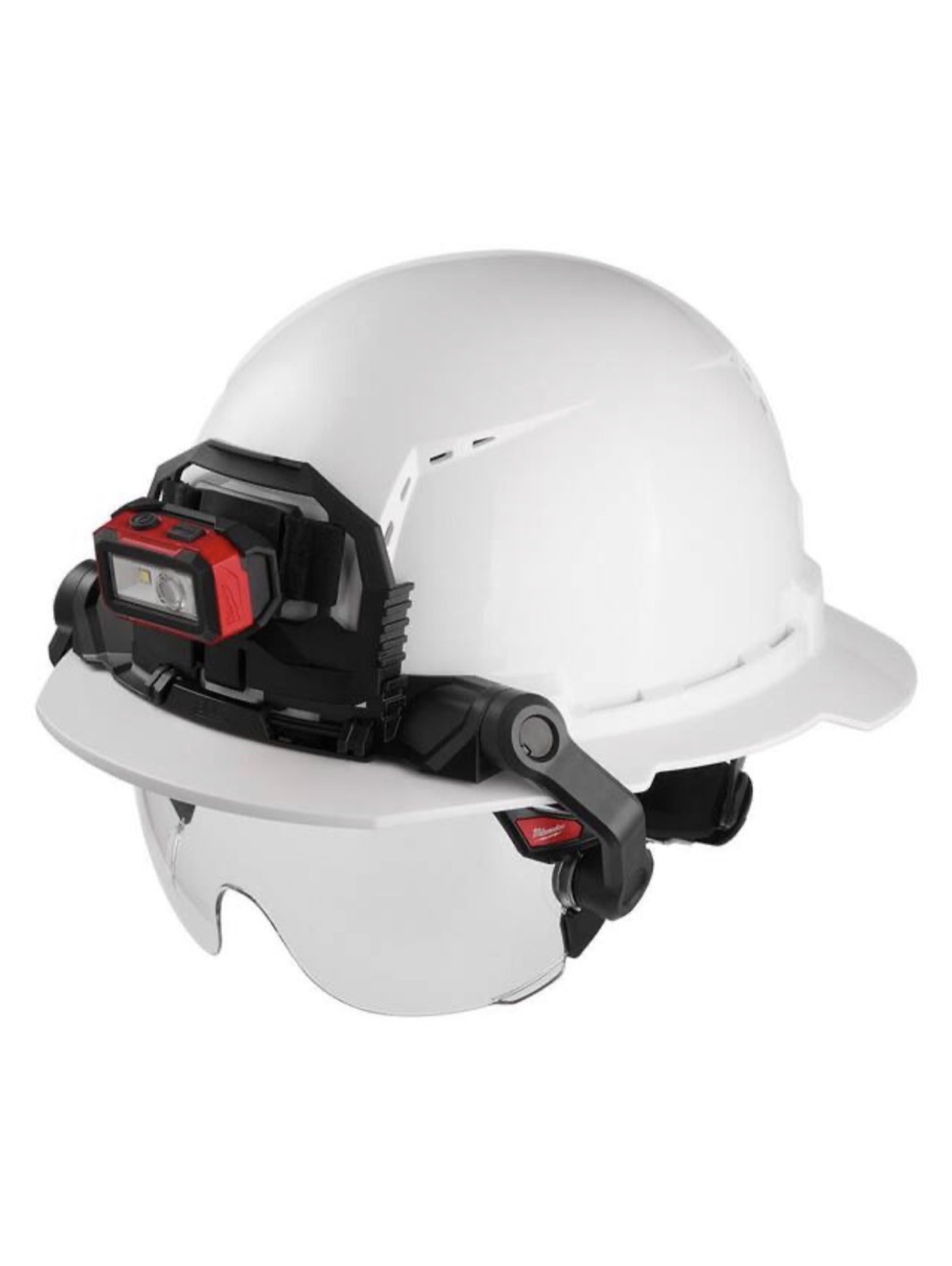 Milwaukee 48-73-1410 Clear Dual Coat Lens Eye Visor, Black/White