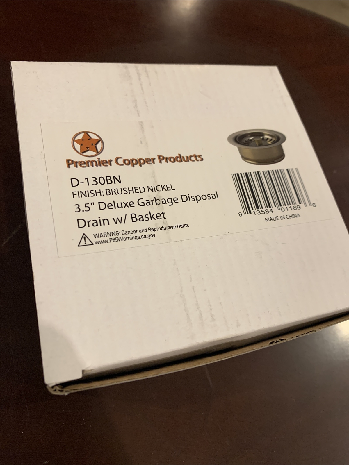 Premier Copper Products D-130 3.5″ Deluxe Garbage Disposal Drain – Nickel
