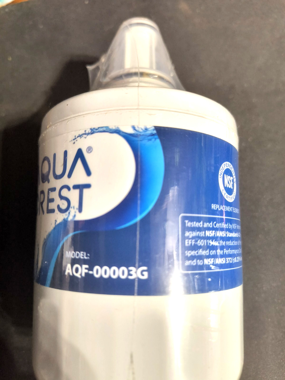 Aqua Crest Water Filter AQF-00003G Tested and Certified by NSF International New