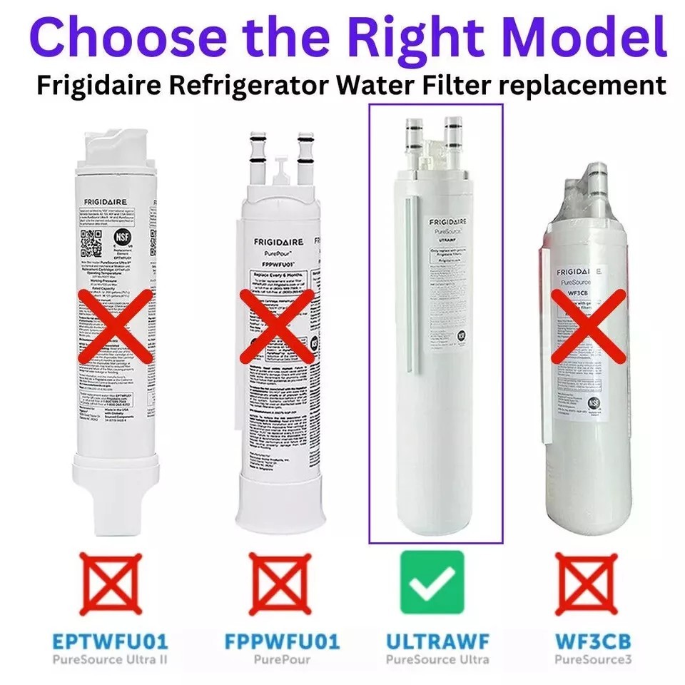 3 Pack Frigidaire ULTRAWF Pure Source Ultra Water Filter White Sealed NEW