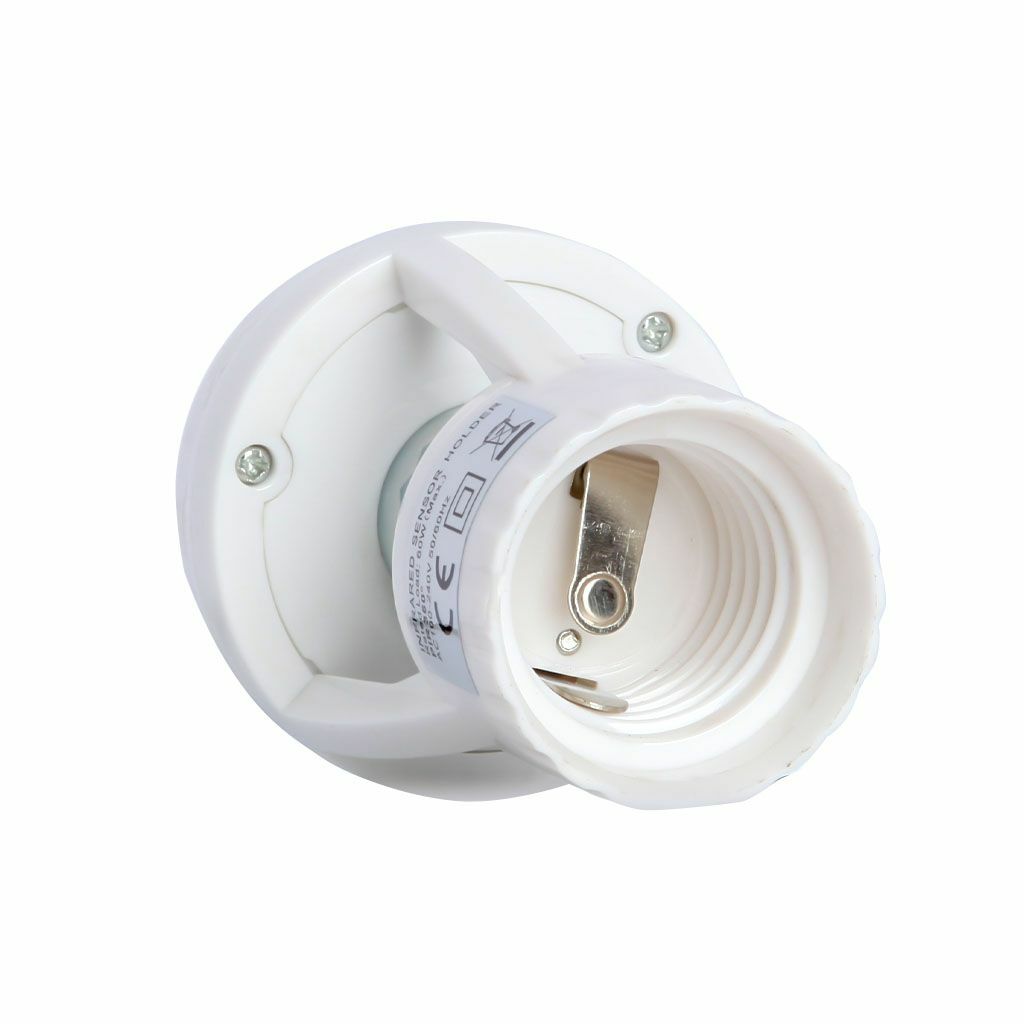 Infrared PIR Motion Sensor E27 LED Light Lamp Bulb Holder Socket Switch 110/220V