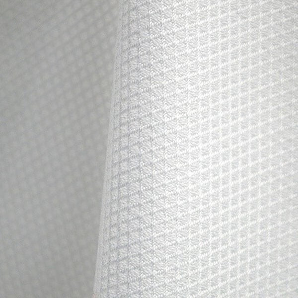 GARNIER-THIEBAUT Partridge Eye White 63″x63″ Tablecloth, New S1
