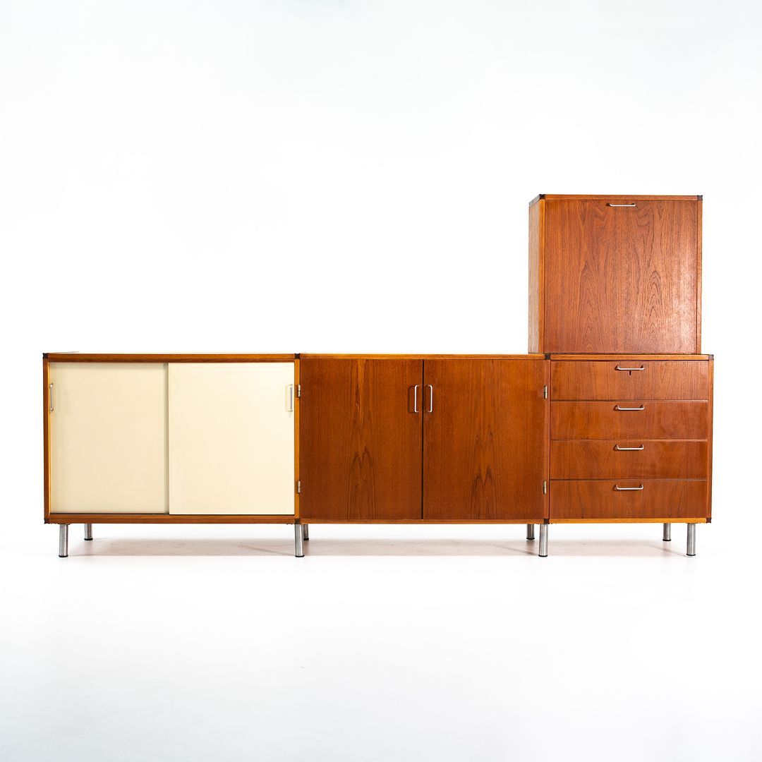 1960s Cees Braakman Made to Measure Teak Modular Cabinet for Pastoe Netherlands
