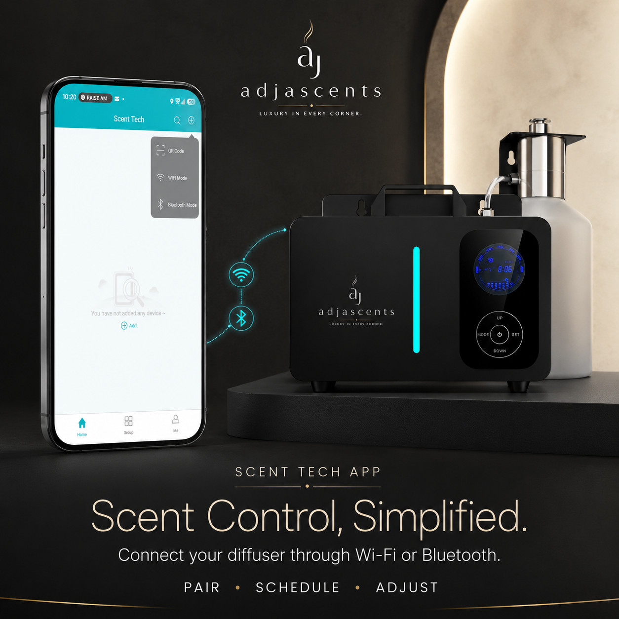 1000ml HVAC Scent Diffuser/ Museum360/ Presi/Aroma360/ Hotel Collection 6500ft²+