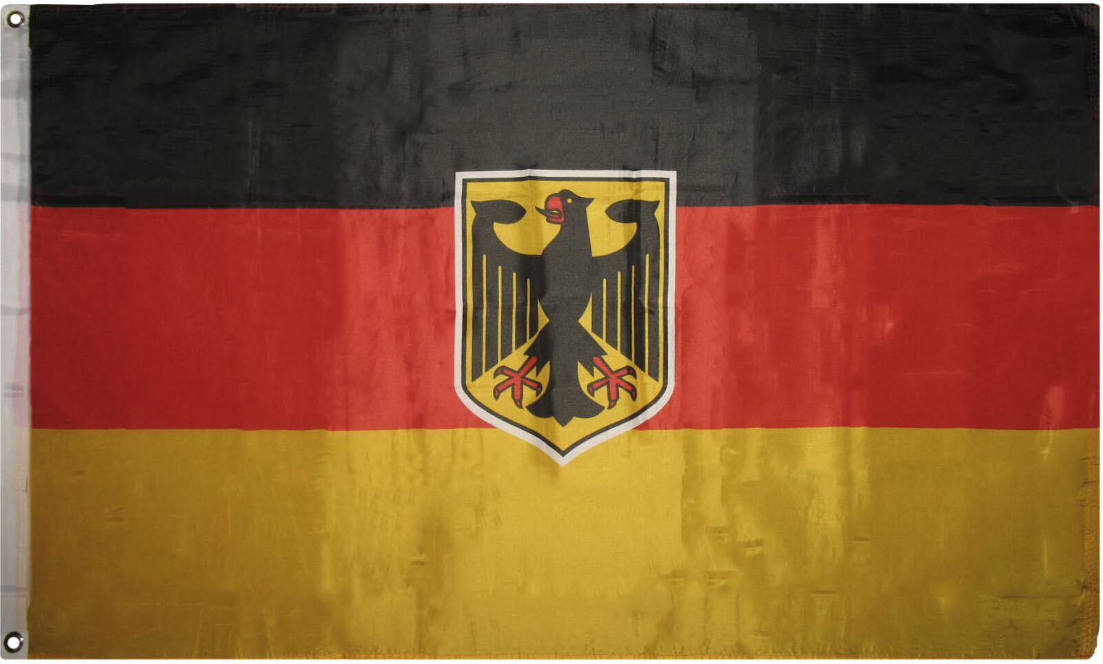 3×5 German Germany West German Eagle Crest Super Poly Premium Quality Flag 3’x5′