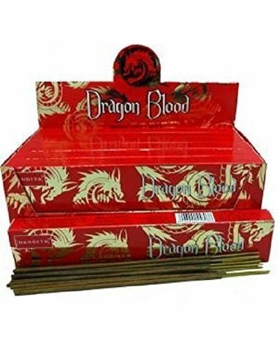 Agarbathi Fragrance 12 x 15g NANDITA DRAGON BLOOD Incense Sticks