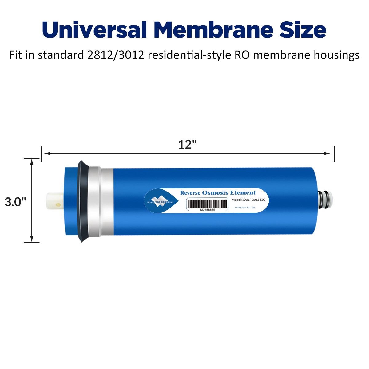 20 Pack 500 GPD RO Membrane Maple Syrup Reverse Osmosis System Water Filter NSF