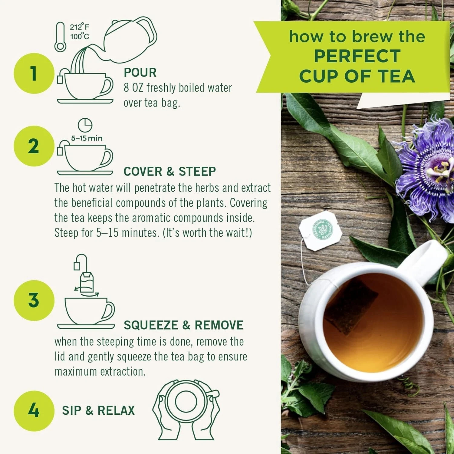 Dandelion Leaf & Root Tea 16 Bag