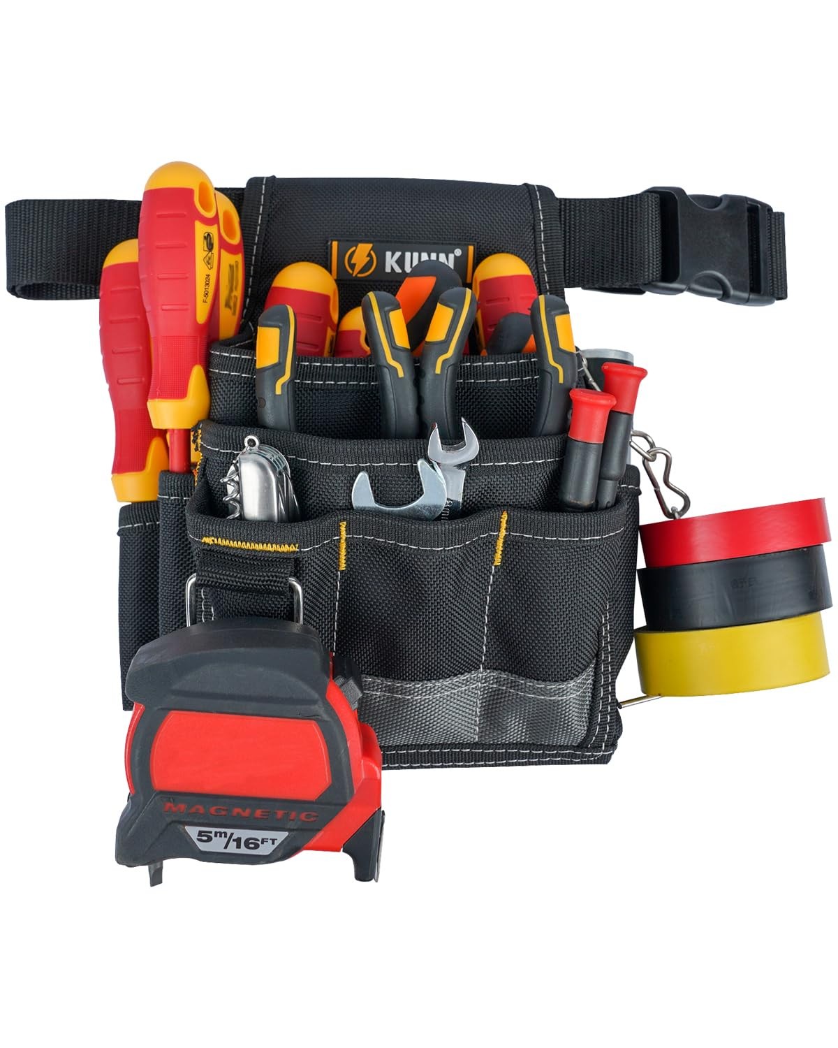 Electrician Tool Pouch Durable Small Basic Maintenance Belt With Belt Clip
