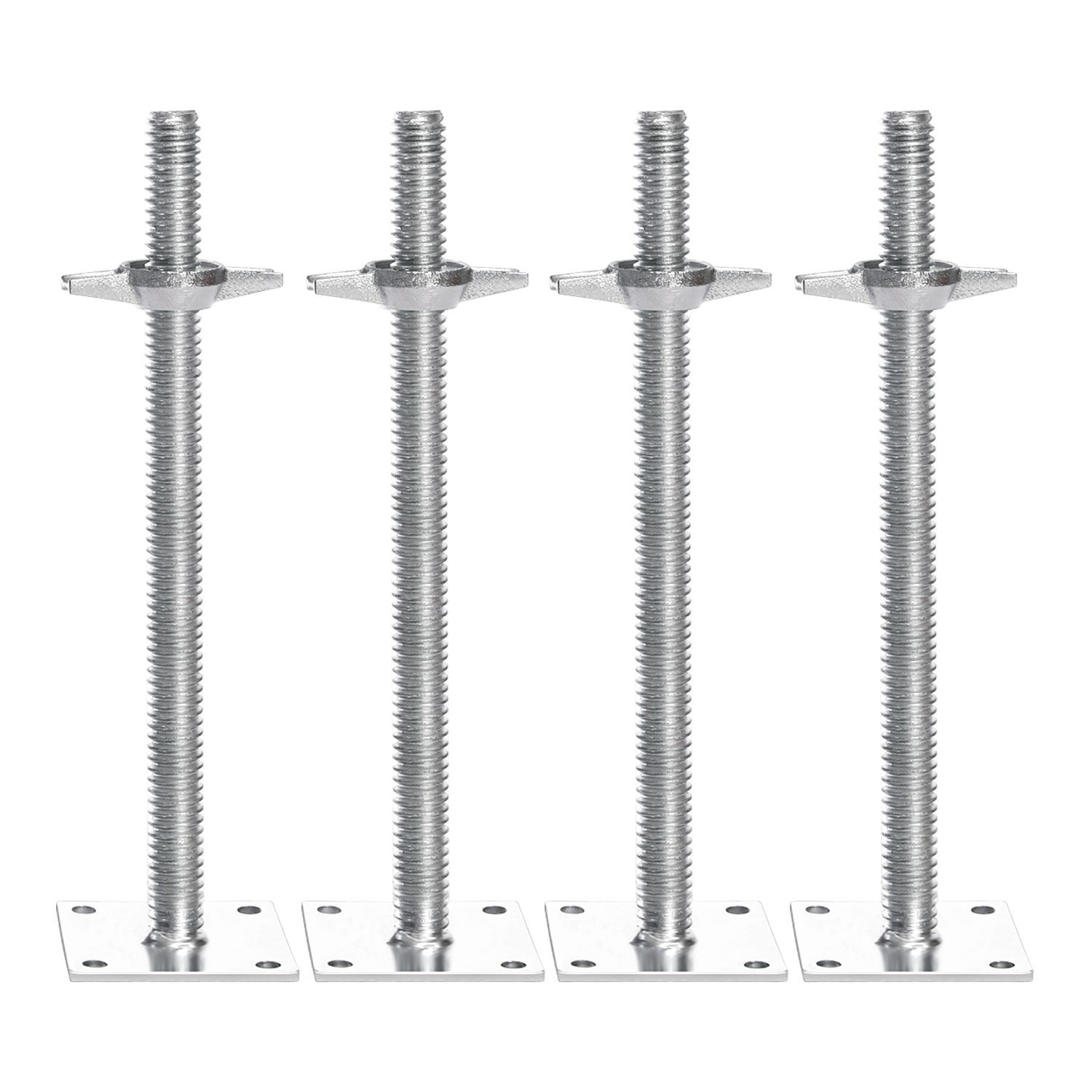 4-Pack Adjustable Scaffold Leveling Jacks 18.2in 3307lb