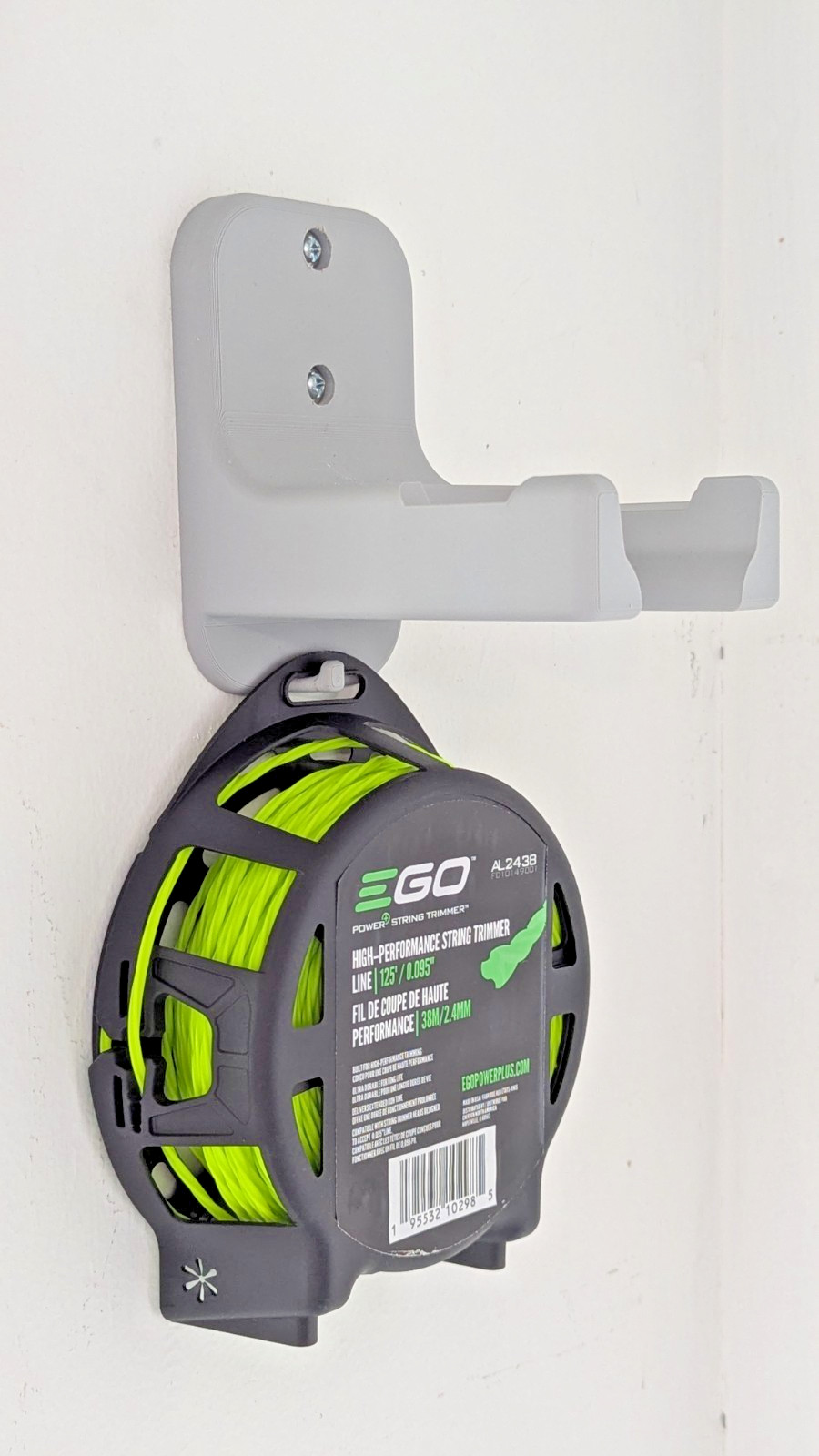 Wall Mount Bracket for EGO String Trimmer, Black