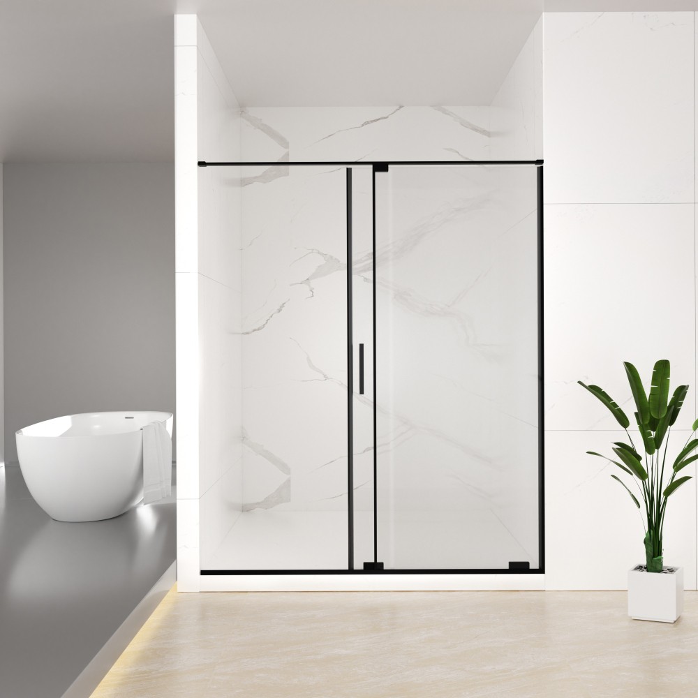 Semi Frameless Sliding Shower Door W 8mm Tempered Glass
