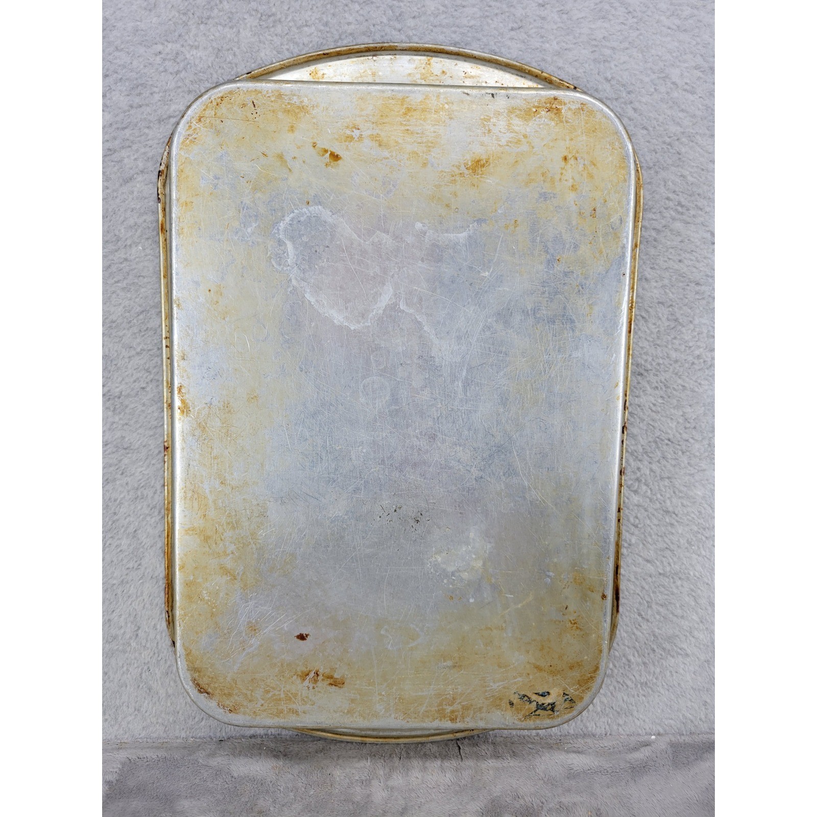 Vintage Aluminum Rectangular Roasting Pan Deep Baking Casserole Dish 16.25×10.75