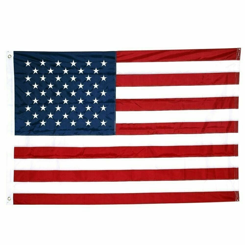 2’x3′ ft, American Flag US USA | EMBROIDERED Stars, Sewn Stripes, Brass Grommets