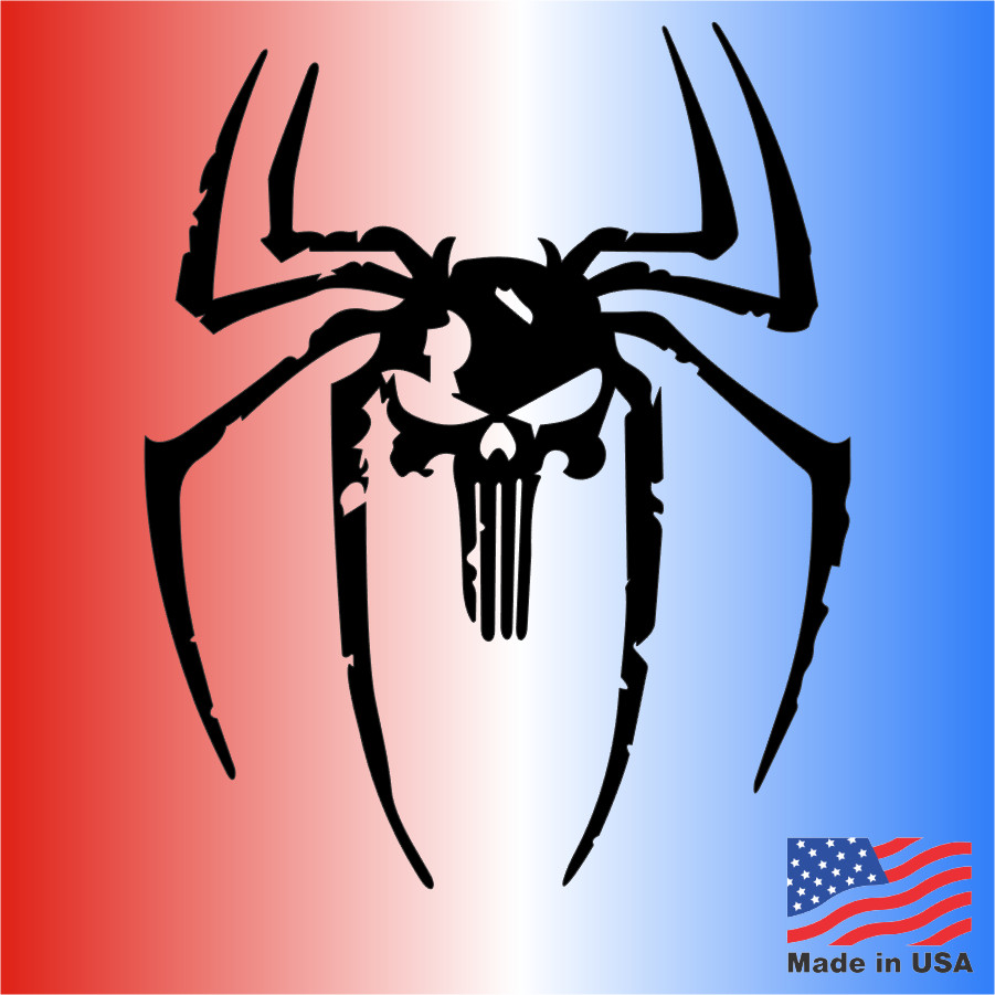 Spider Pun Vinyl Decal – Many colors available – Free Shipping