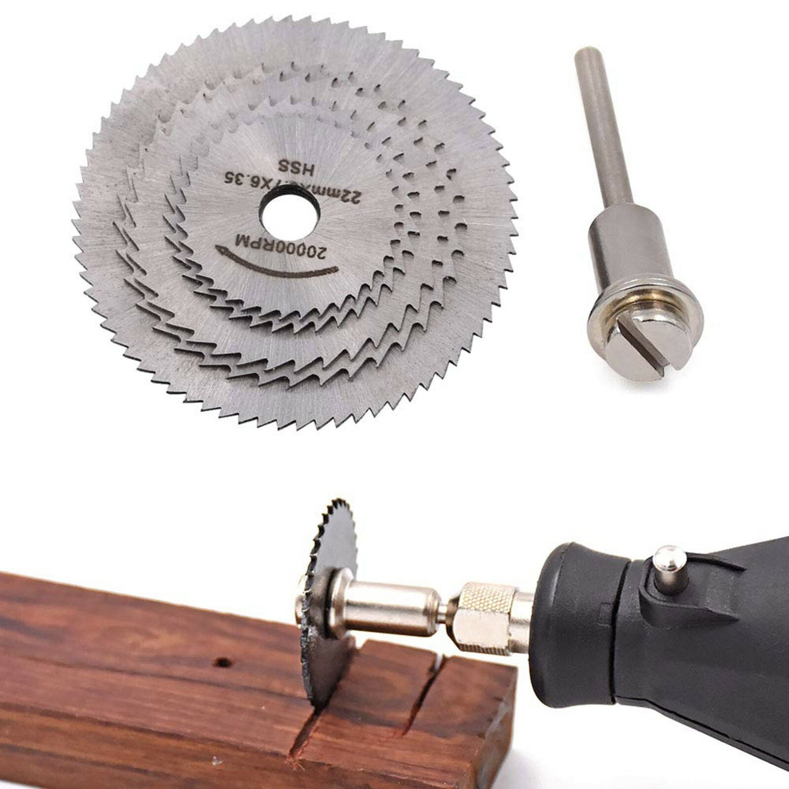 Circular Saw Disc Set Dremel Accessory Mini Drill Rotary Tool Wood Cutting Blade