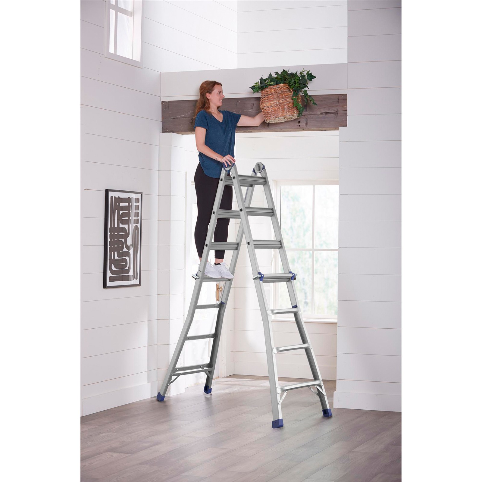 Cosco Articulating Multi-Position Ladder, 18ft., Model# 20918T1ASN