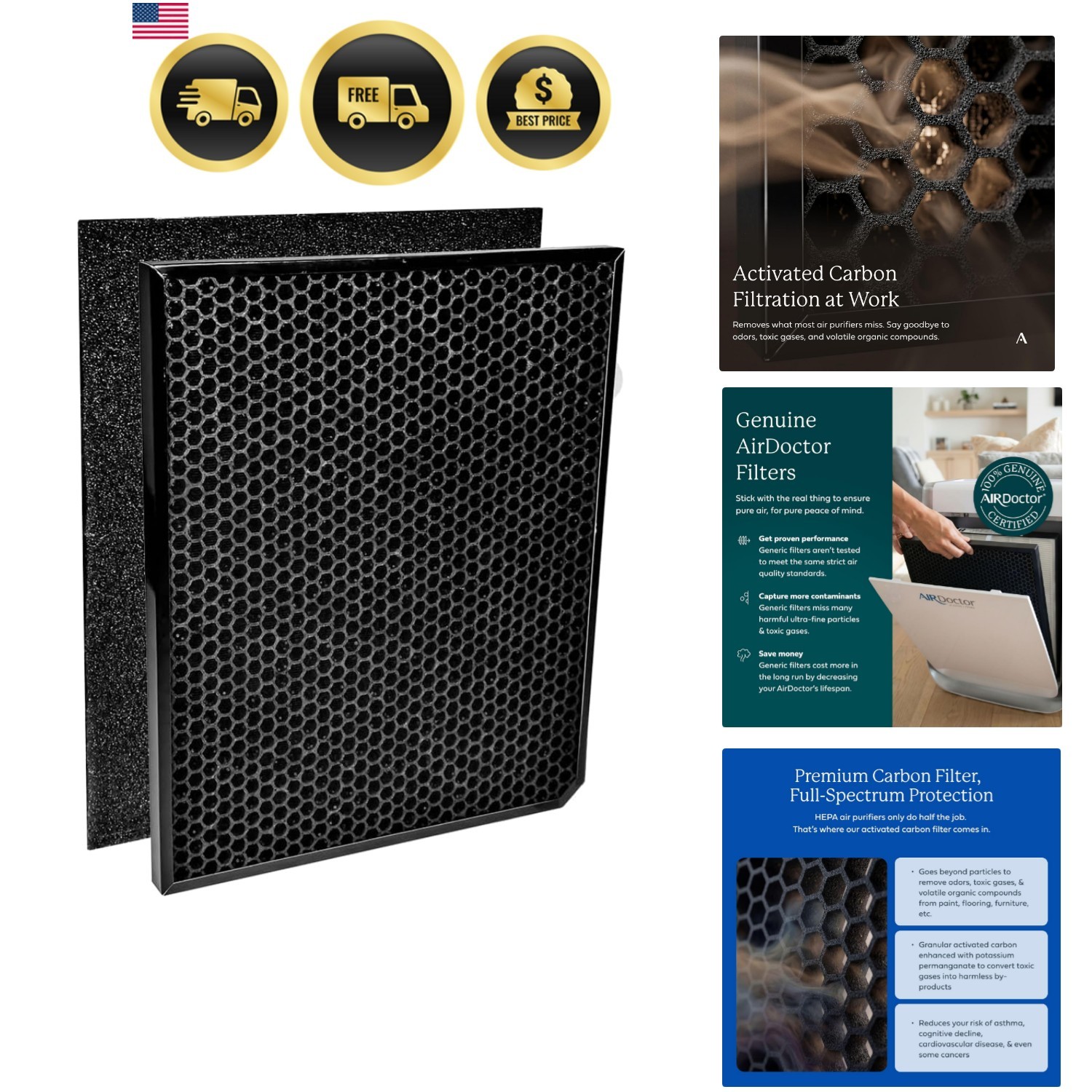 1- Genuine Filter Pack for AD3000/3500 – Easy Replacement Solution