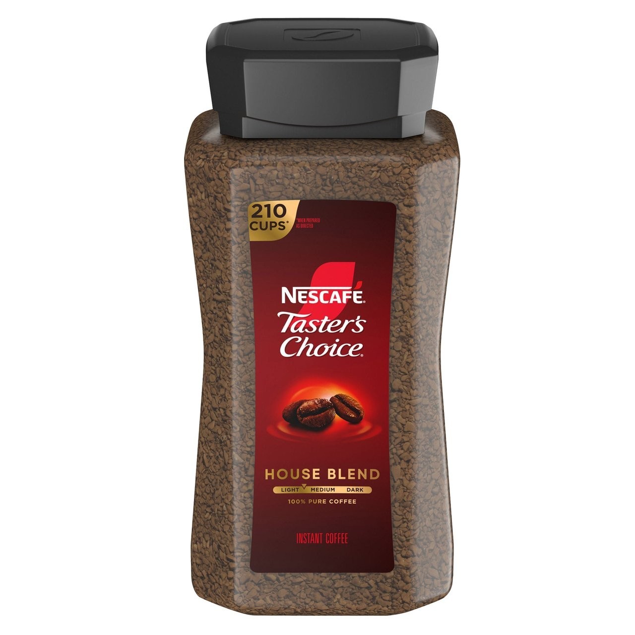 Nescafé Taster’s Choice House Blend Light-Medium Instant Coffee – 14 oz