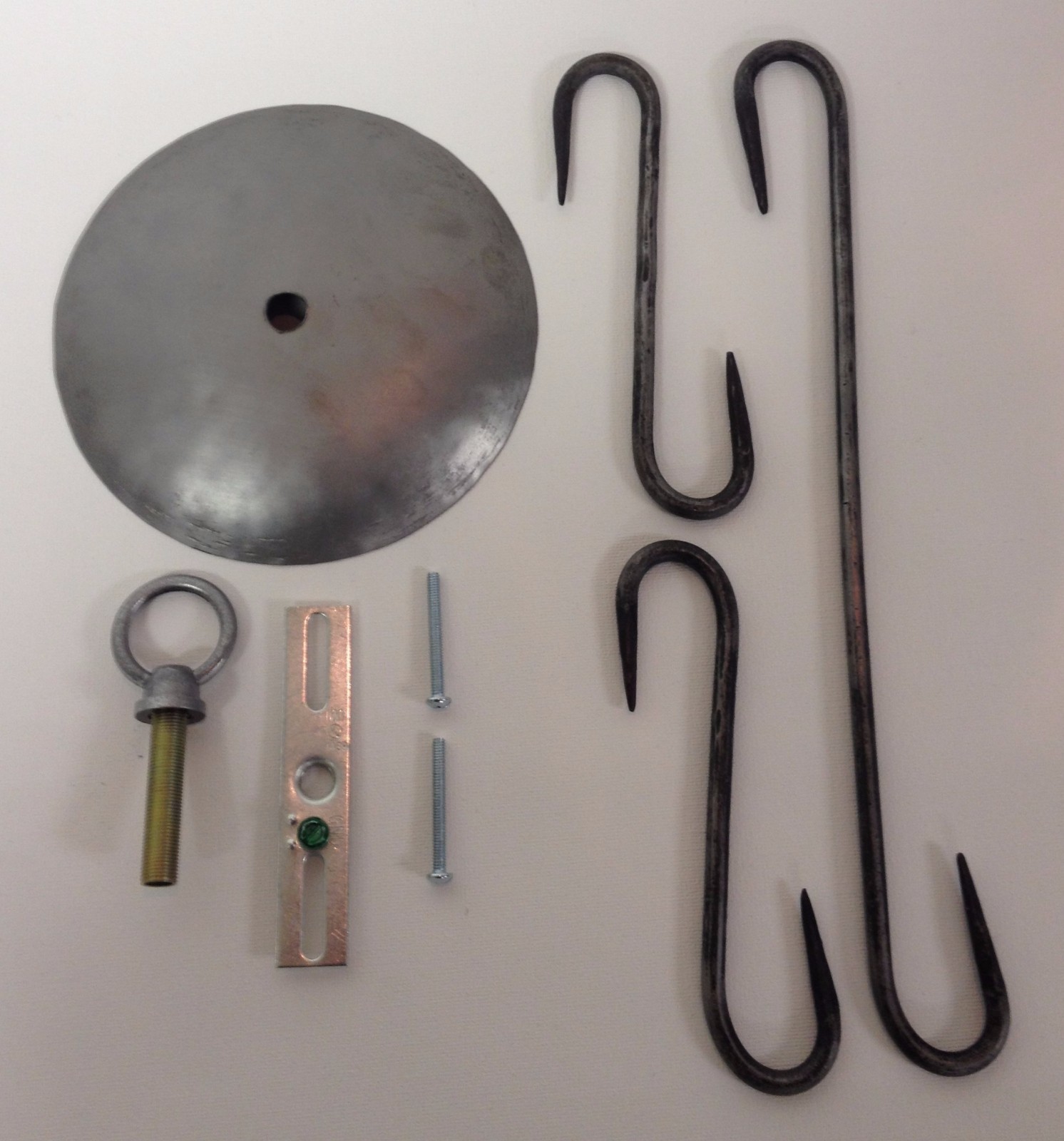 Ceiling Mount Kit for Pendant Lights and Chandeliers with Iron Hooks