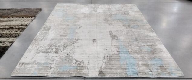 BLUE 9′ X 12′ Back Stained Rug, Reduced Price 1172714372 MIR970M-9