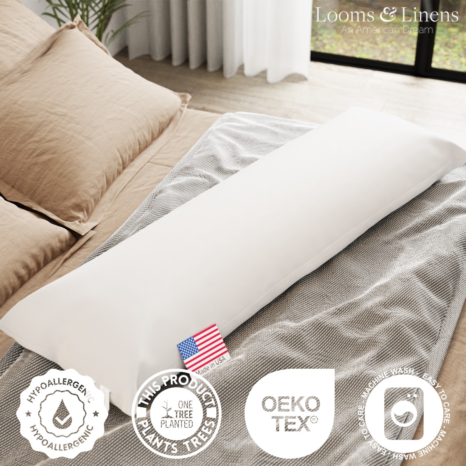 Dakimakura Pillow Full Body Pillow for Pregnant Women Adults Elderly Sleep USA