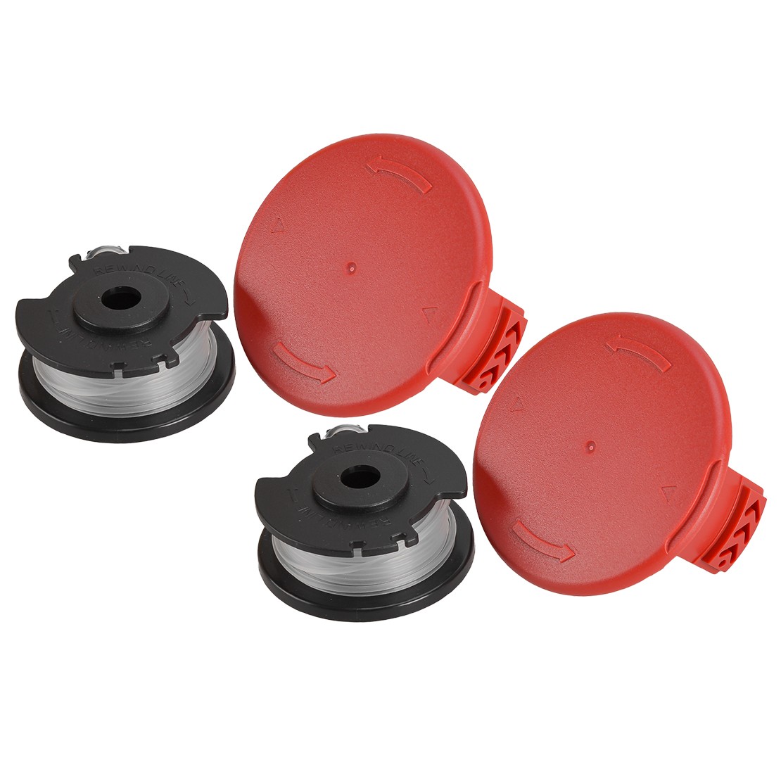 2Set Spool Cap Cover & Spool Trimmer Line Fit for Hyper Tough String Trimmer