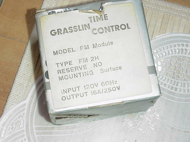 Grasslin Time Control, FM 2H, FM Module, 120 Volts, 60 Hz Output 16A 250Volt NEW