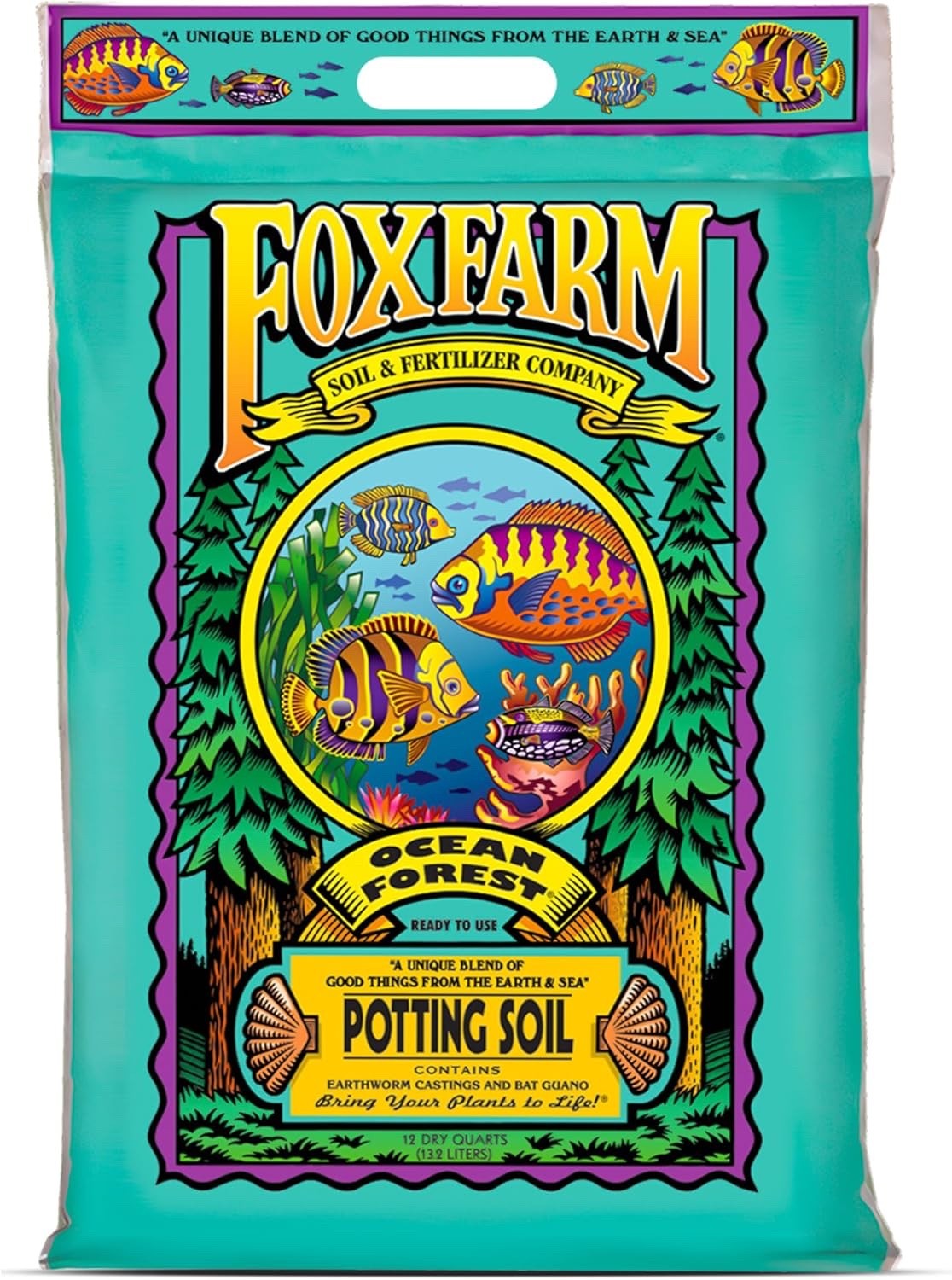 ⭐ 𝐁𝐄𝐒𝐓𝐒𝐄𝐋𝐋𝐄𝐑 FoxFarm Ocean Forest Potting Soil – 12 Quarts