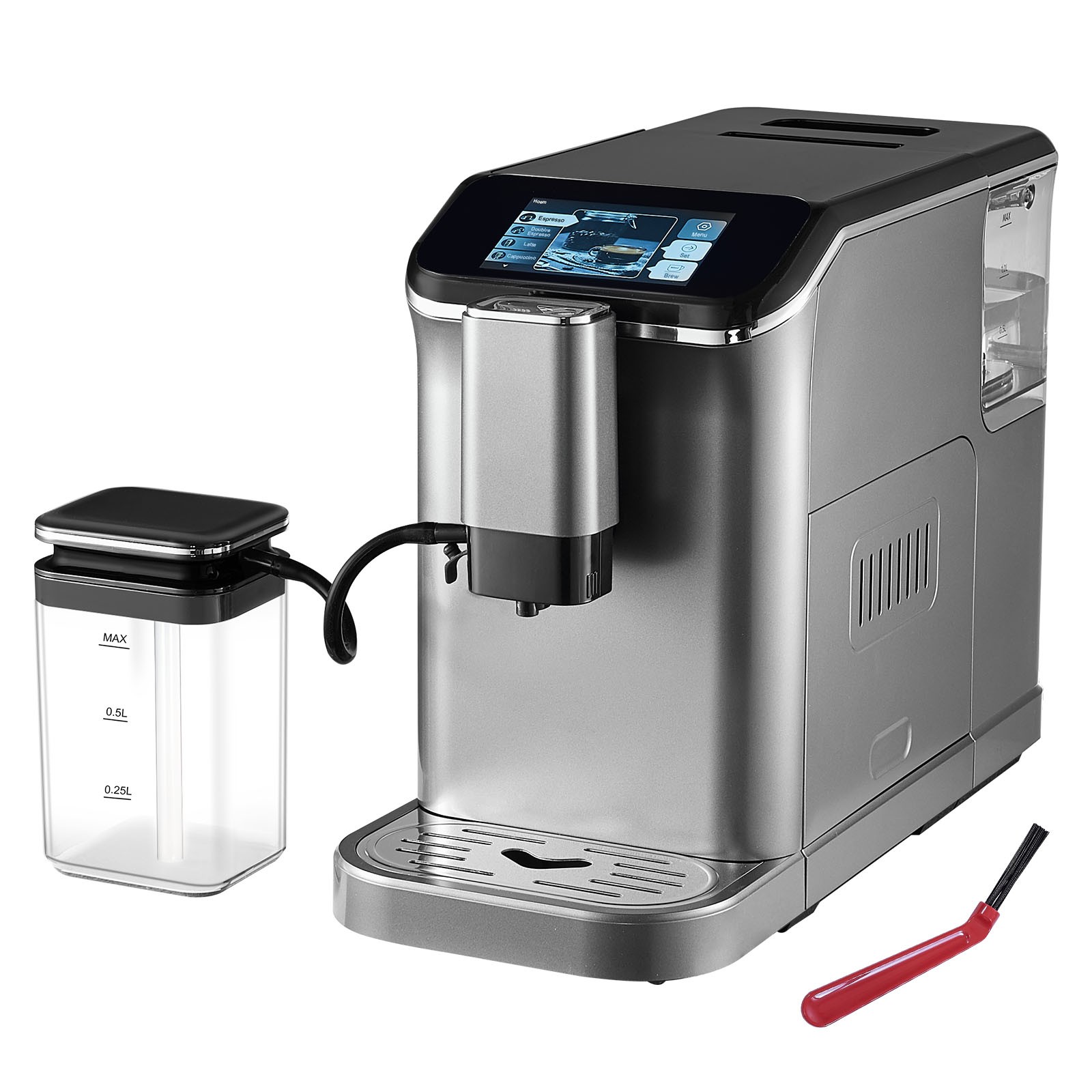 Uimoso Fully Automatic Espresso Machine Coffee Maker Auto Milk Frother & Grinder