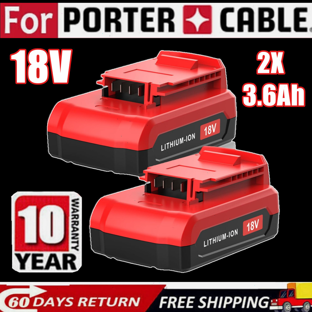 18V Replacement Battery for Porter Cable PC18BLX PCMVC PCXMVC Cordless 3.6Ah