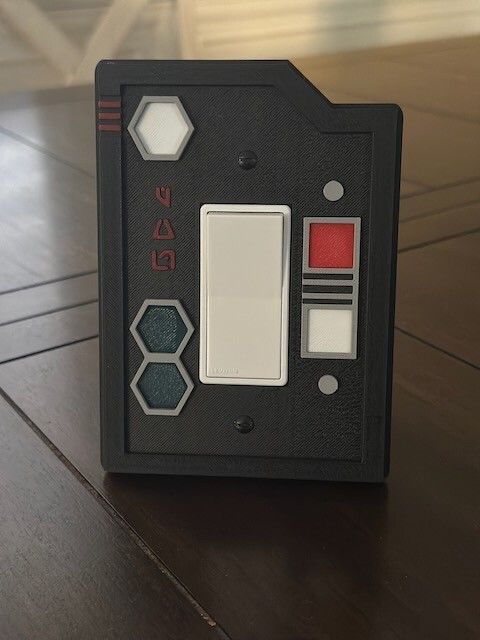 Star Wars inspired – Rogue One – Galaxy’s Edge Light Switch Cover Plate – Decora