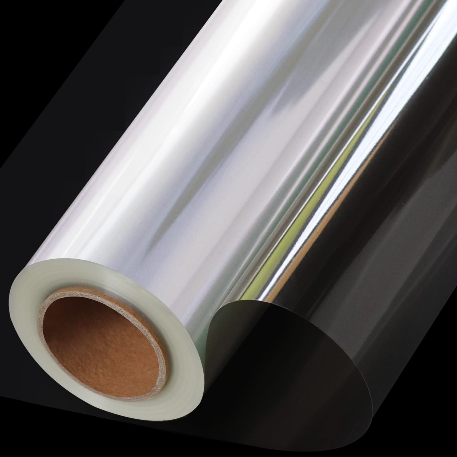 100 ft Extra Wide Clear Cellophane Wrap Roll, 34″ x 100′, Thicker Transparent…