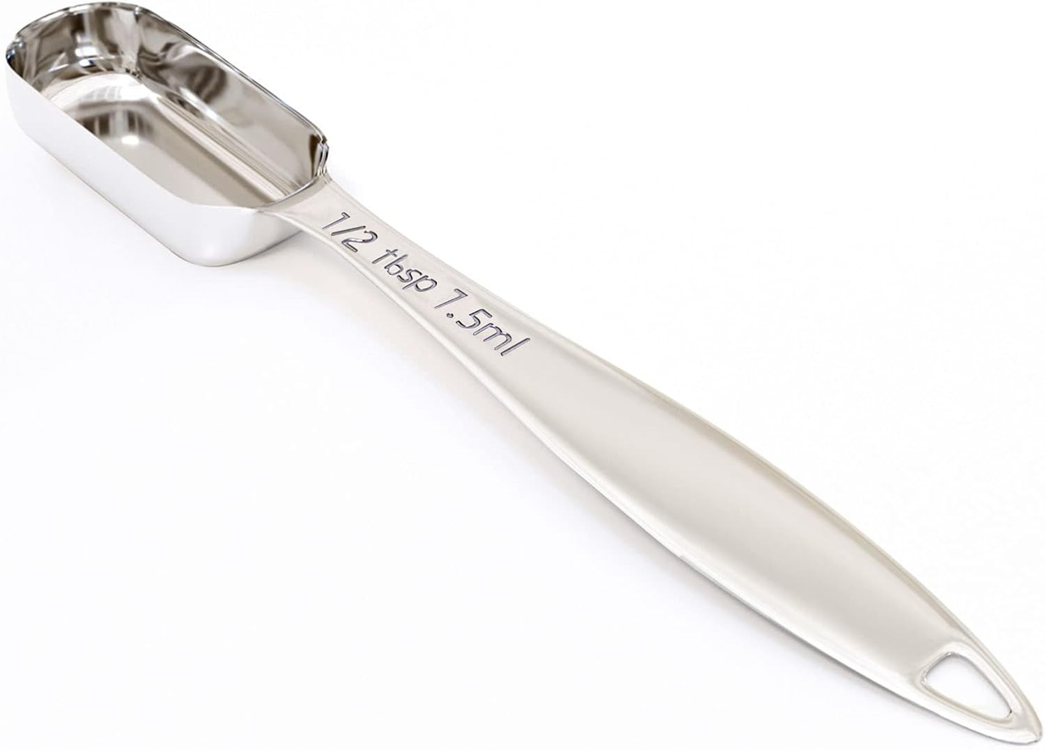 1PCS 1/2Tablespoon (1.5tsp, 7.5ml) Single Measuring Spoon, Individual Stainless