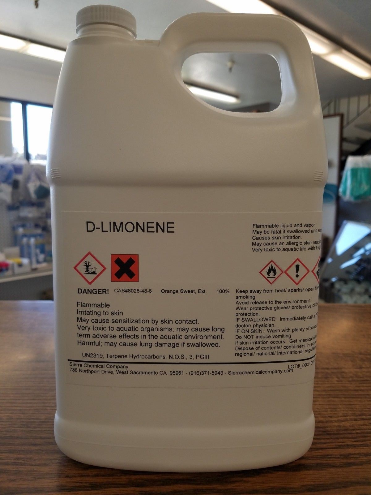 100% D-Limonene Citrus Solvent – Choose your size