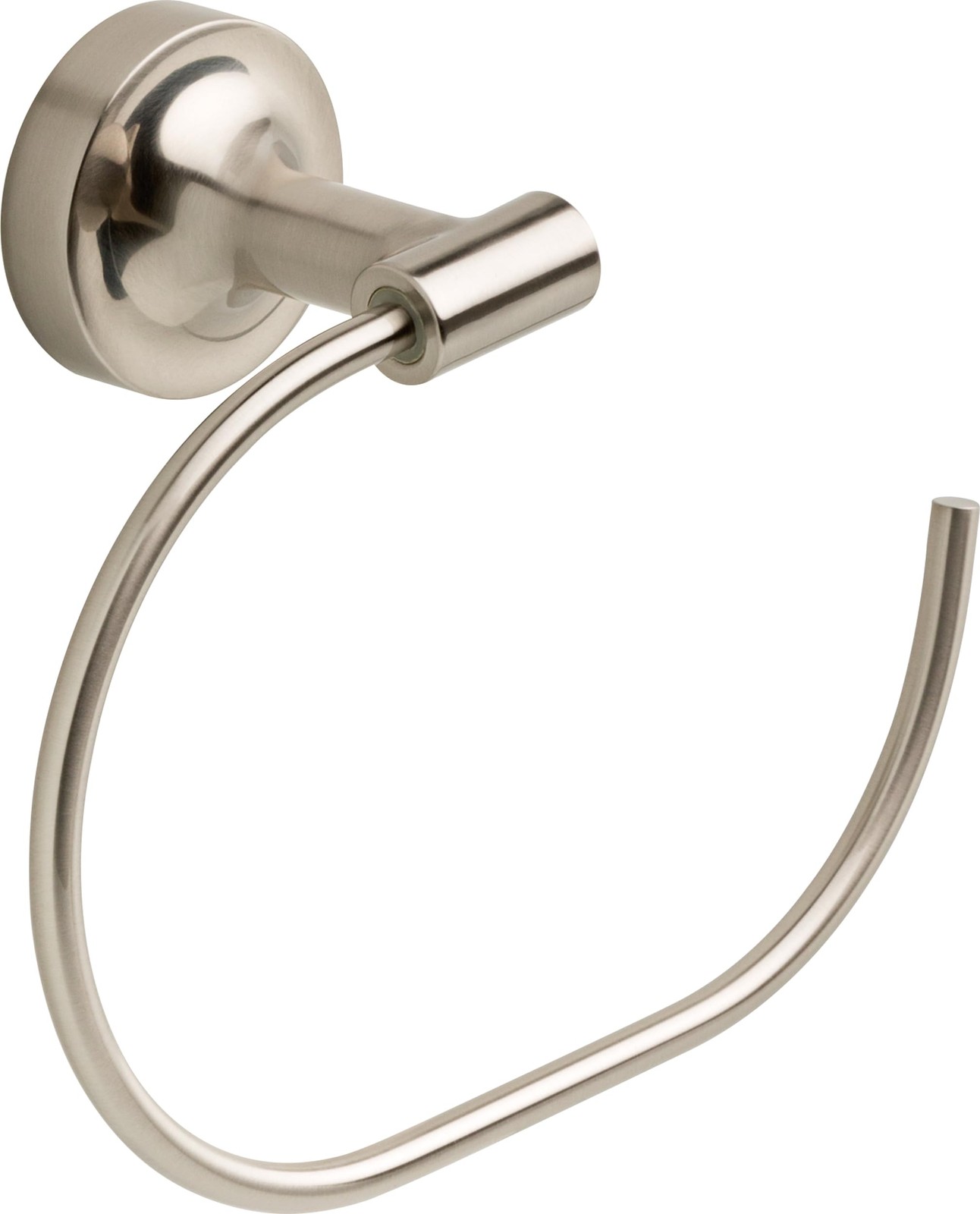 Voisin (1-Pack) Hand Towel Holder Satin Nickel Towel Racks for Bathroom Wall …