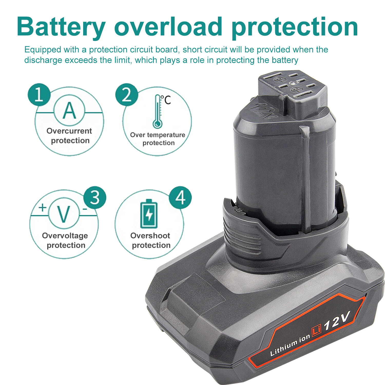 For Ridgid R82059 Hyper Lithium 12 Volt 6.0Ah Battery R82007 R82008 R82008N