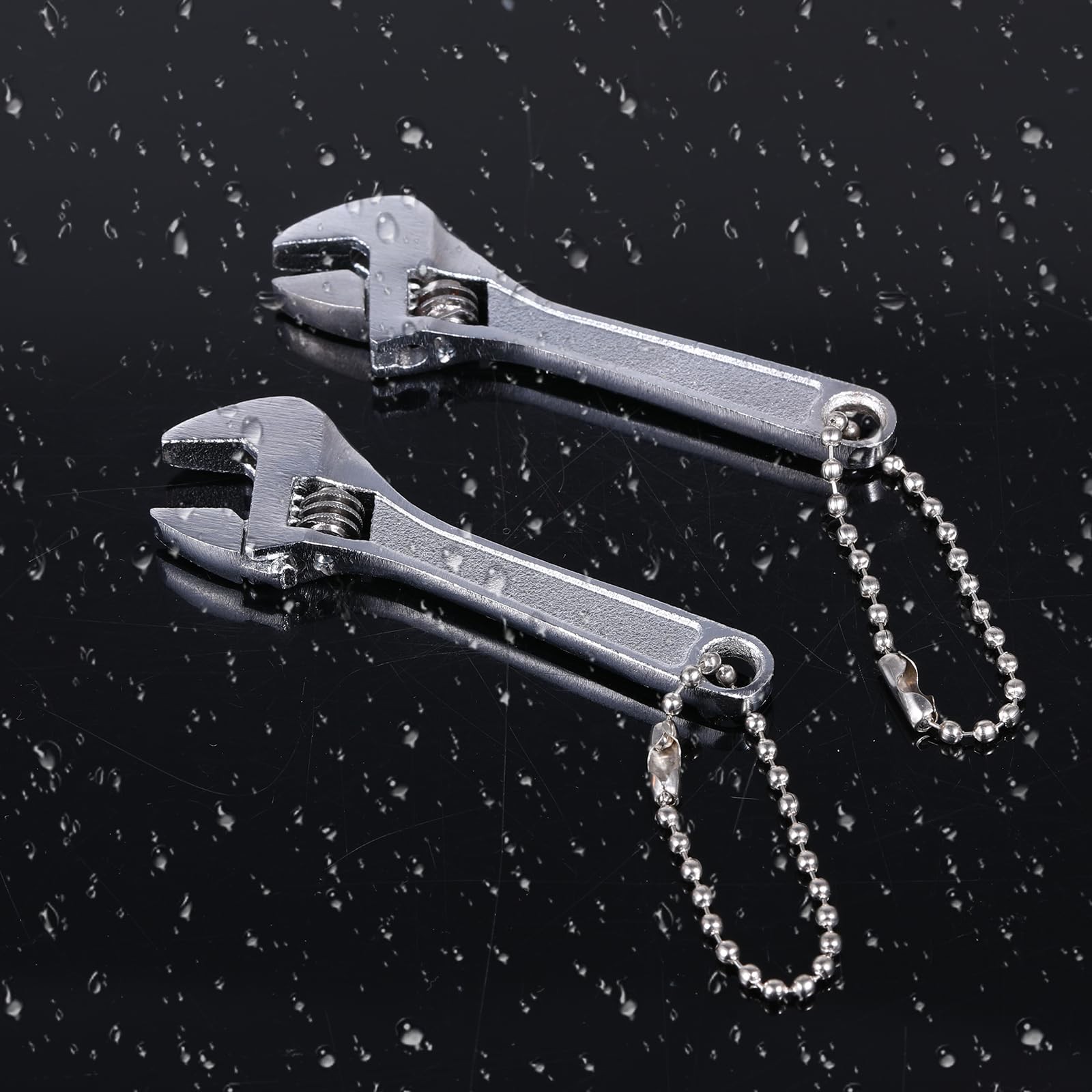 2 Pcs 2.5” Adjustable Spanner Mini Nut Wrench, Tiny Wrench Small CrescentWrench