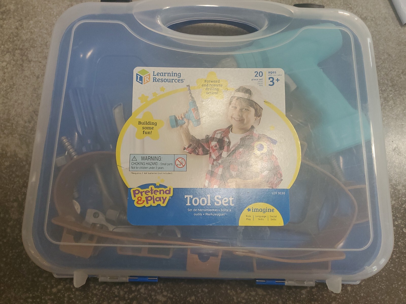 Learning Resources Pretend & Play Work Belt Tool Set