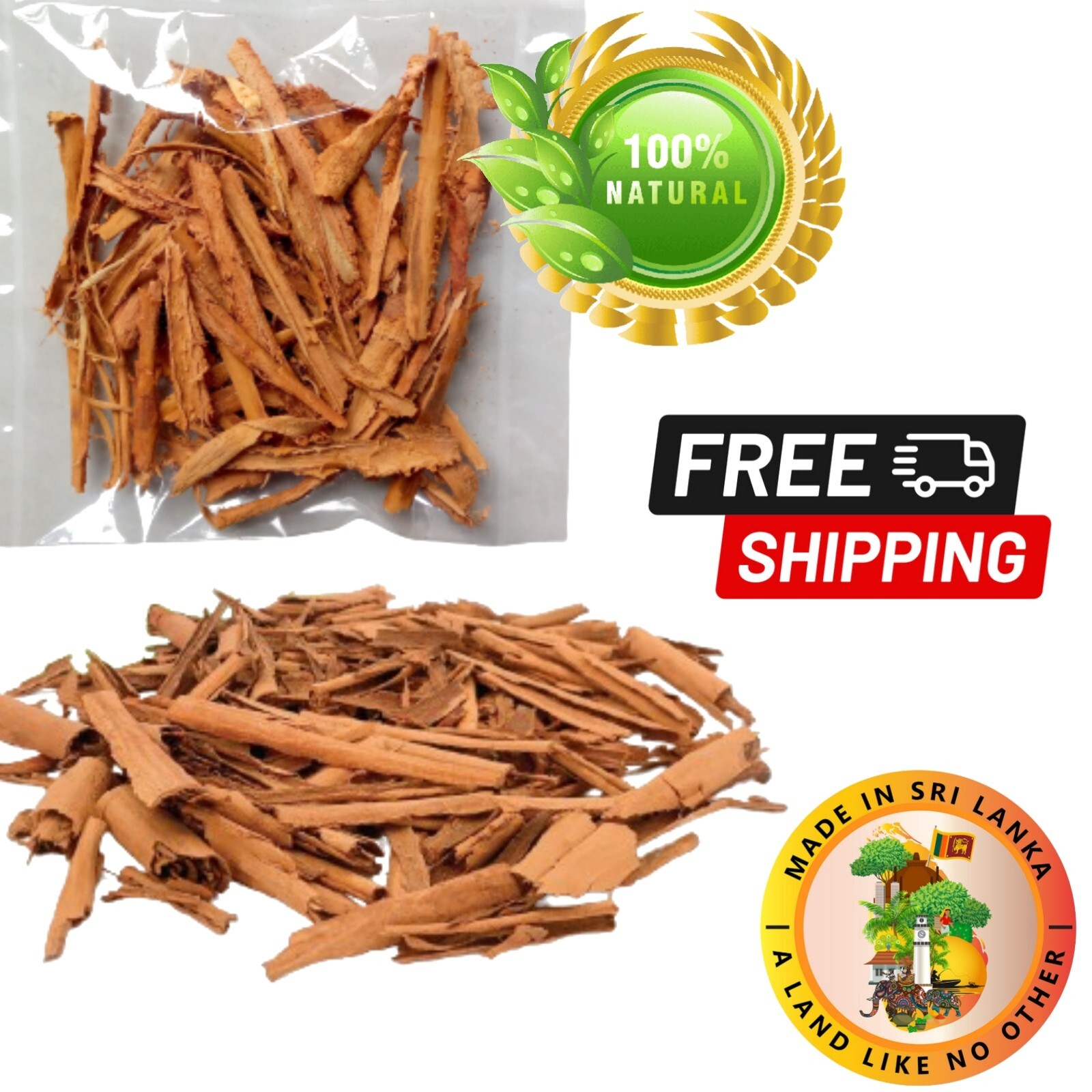 Organic True Ceylon Cinnamon Pieces High Quality Alba Grade Pure Natural