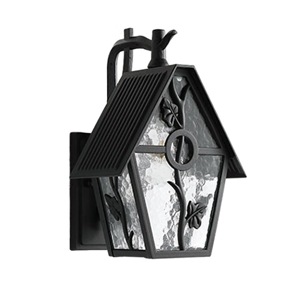 Rustic Outdoor Wall Light Lantern Wall Mounted Sconce Lamp FIxture for Garden