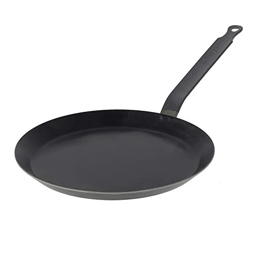 de Buyer Blue Carbon Steel Crepe & Tortilla Pan – 9.5” – Ideal Assorted Sizes