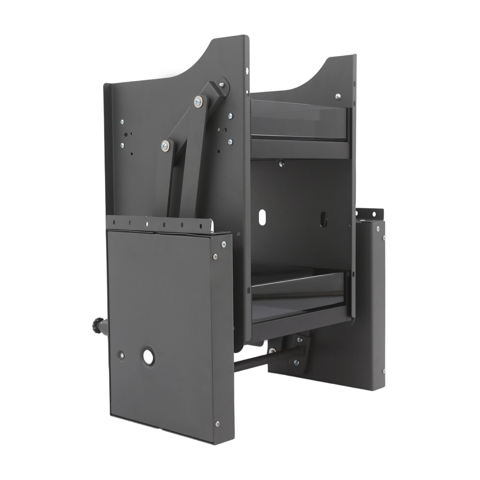 Kitchen Shelf Rack Upper Cabinet 2-Tier Pull Down Cabinet Organizer Rack