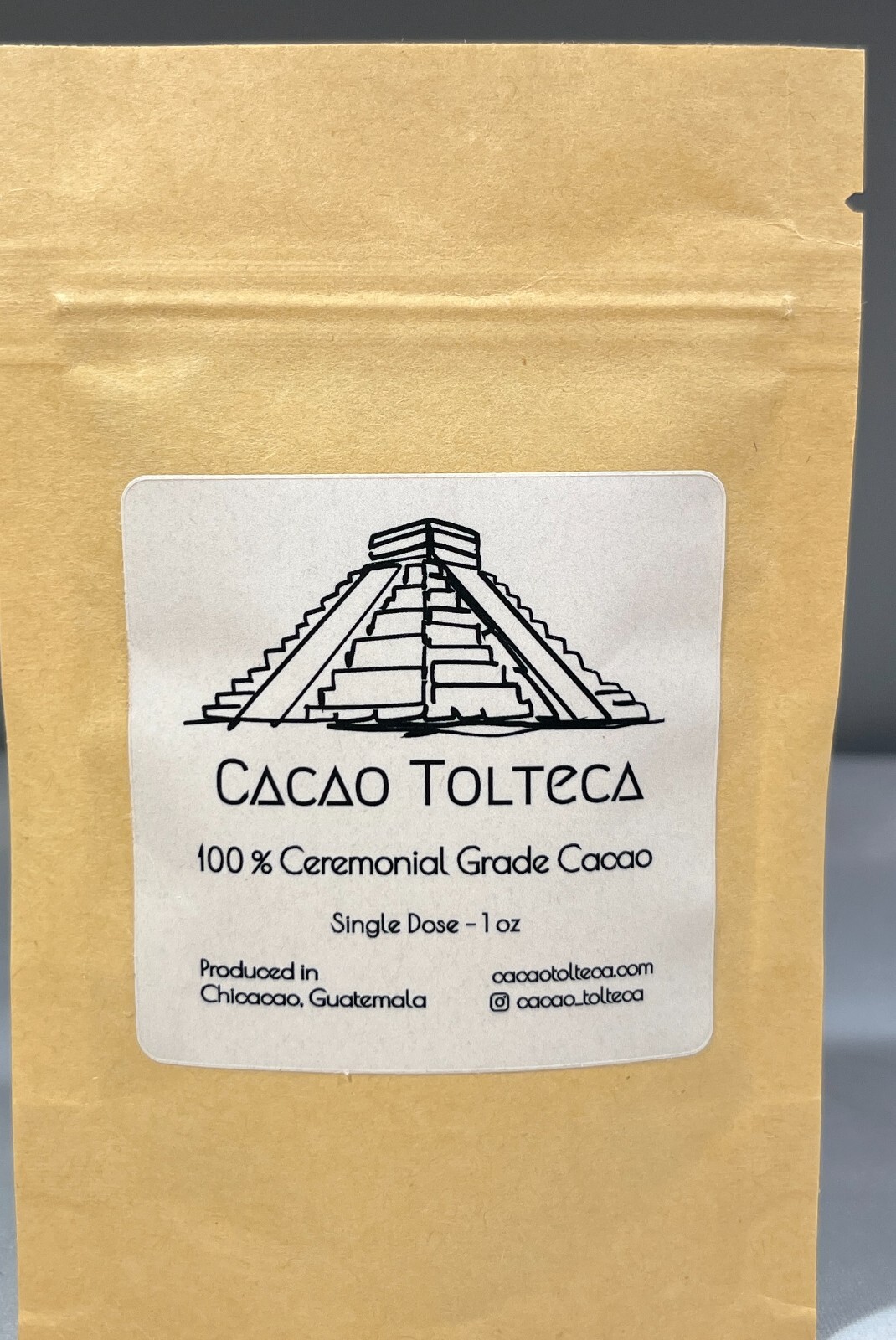 Cacao Tolteca 100% Ceremonial Grade Cacao Ground – CHOOSE SIZE!