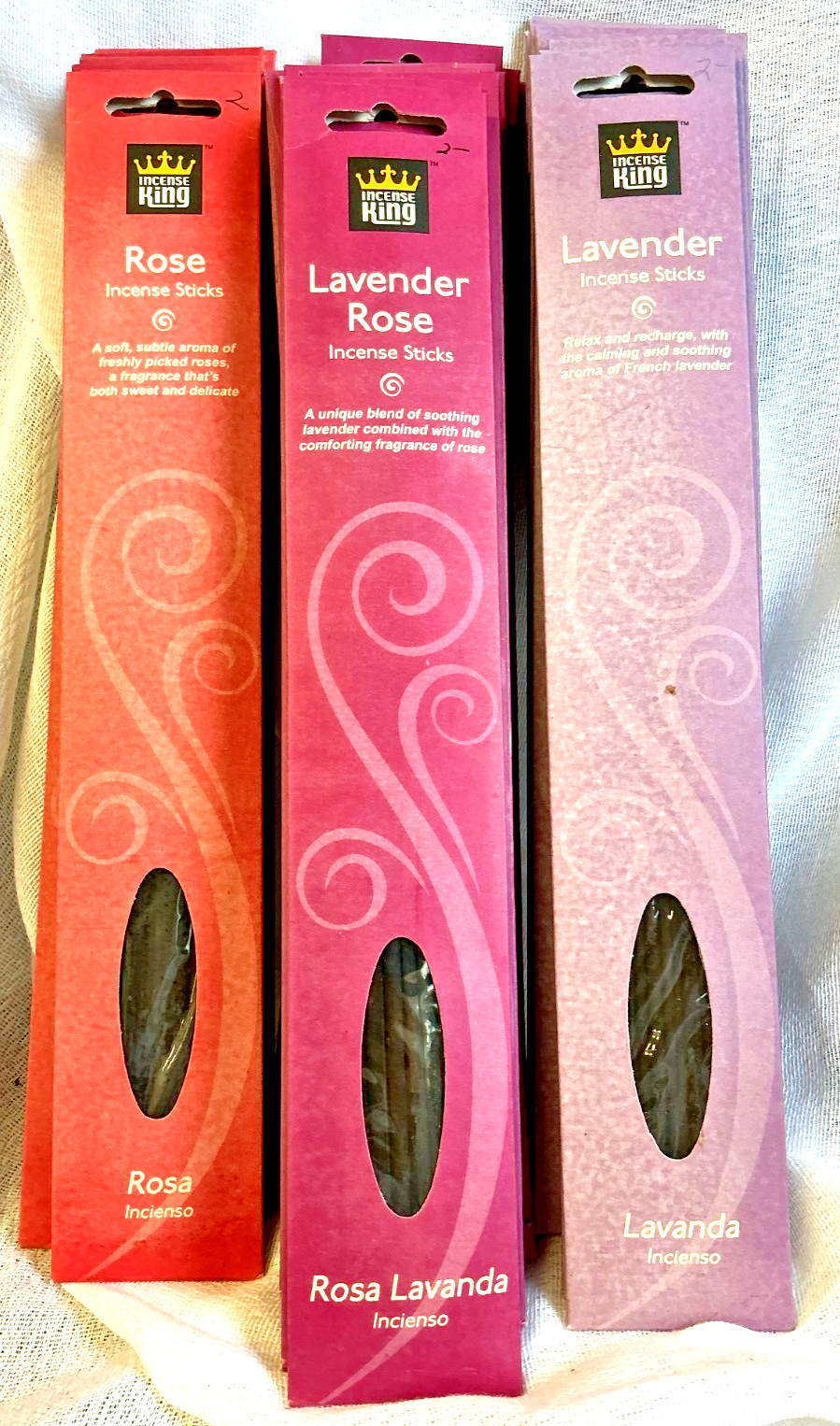 Incense King Floral ( 2 Pack ) 3 Variety Options 15 grams Packs I-3343