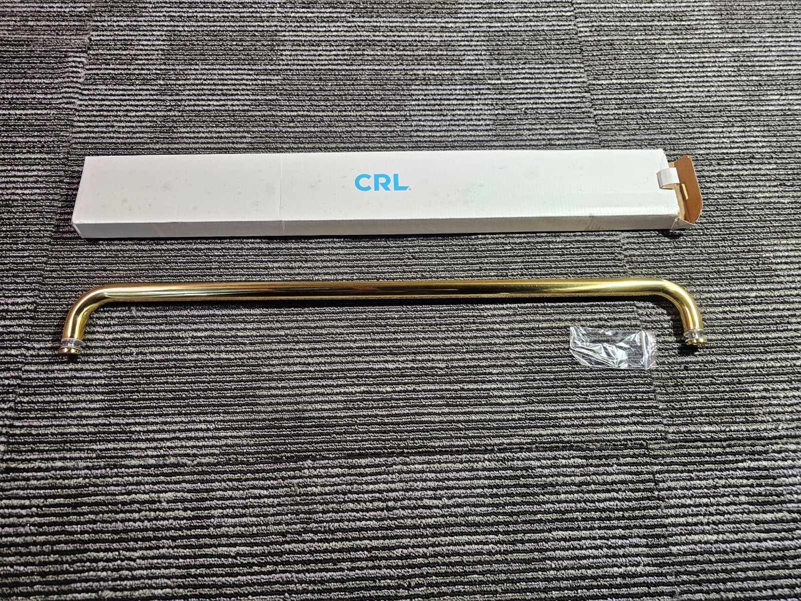 CRL BMNW24BR 24″ Polished Brass (BM Series) Single-Sided Towel Bar